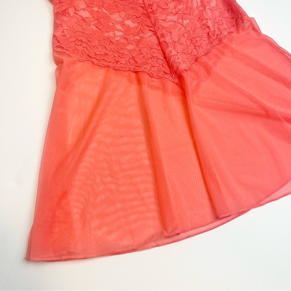 Sexy Babydoll Lingerie Boudoir Sweet as Can Peach Set - Picture 6 of 14